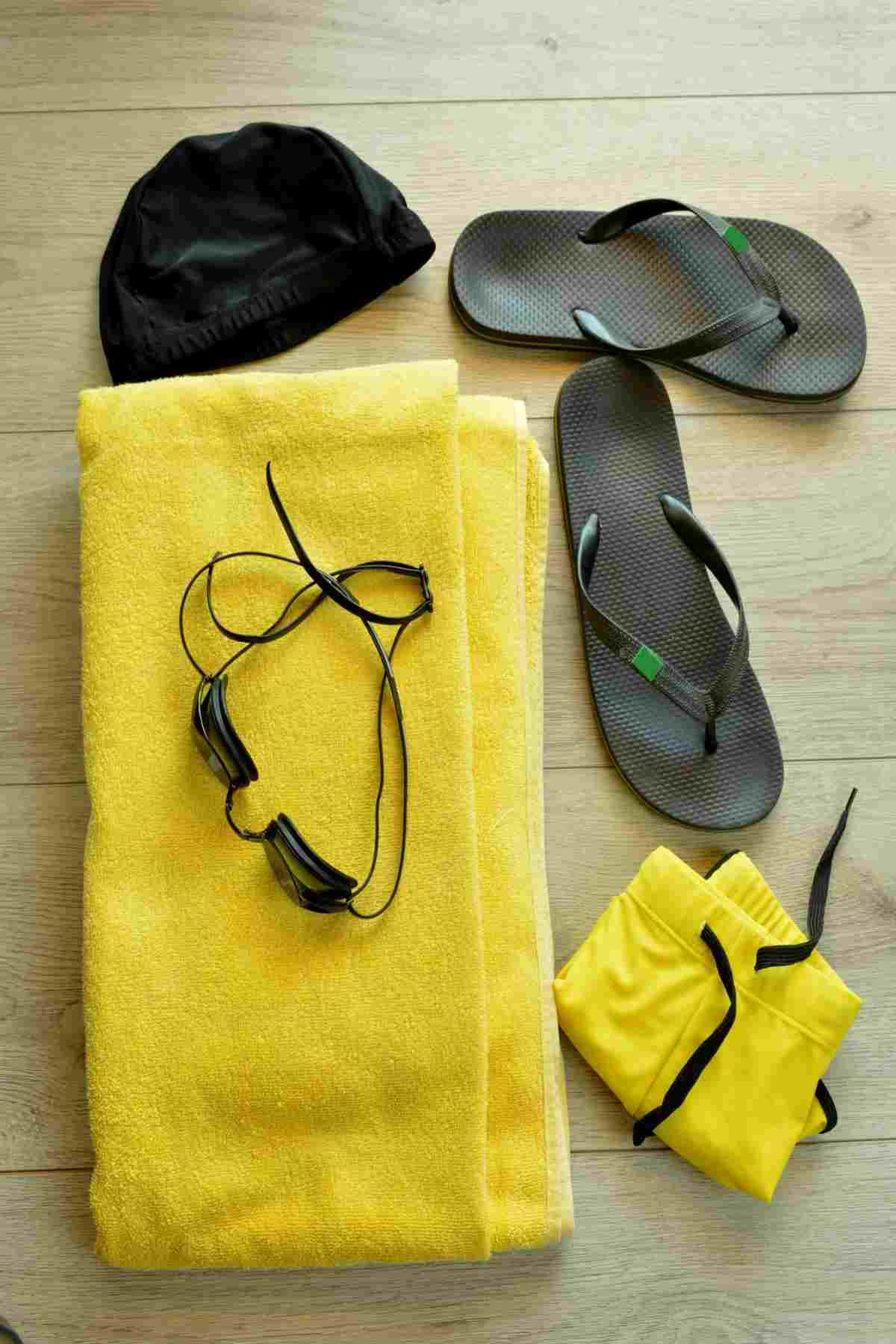 Summer and swimming essentials.